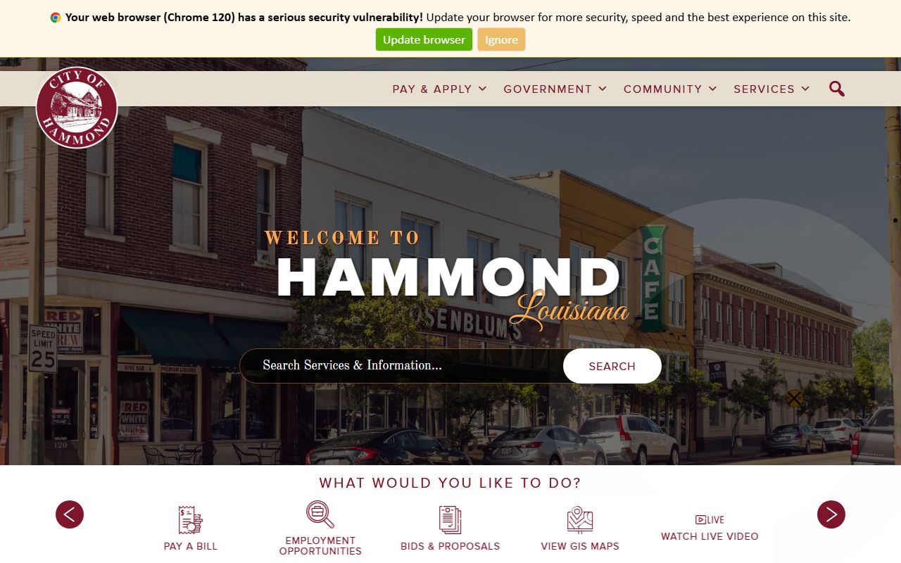 hammond obituary records city of hammond official website